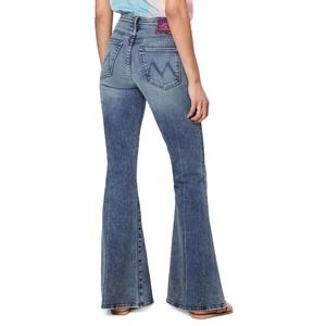 Women's Blue Flared Jeans